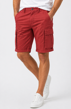 Off.401.RVE5BR010749U - RED BERMUDA SHORTS
