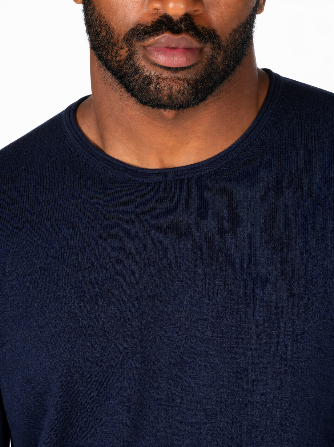 Off.413.AFE6ML010359U - NAVY LINEN JUMPER