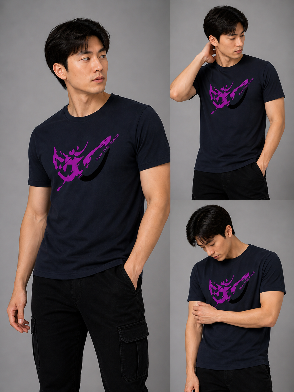 Brk 50 - Men's T-Shirt - Scratch - Run The Race - Berik