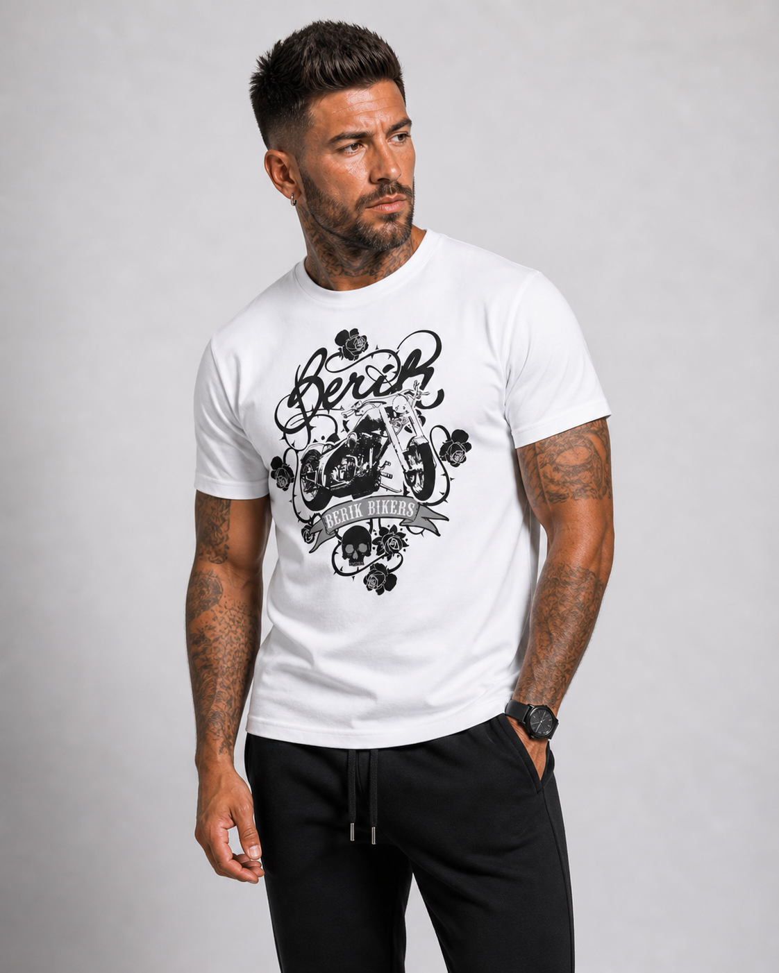 Brk 15 - T-Shirt Uomo - Old Style - MRG70Rose - Berik