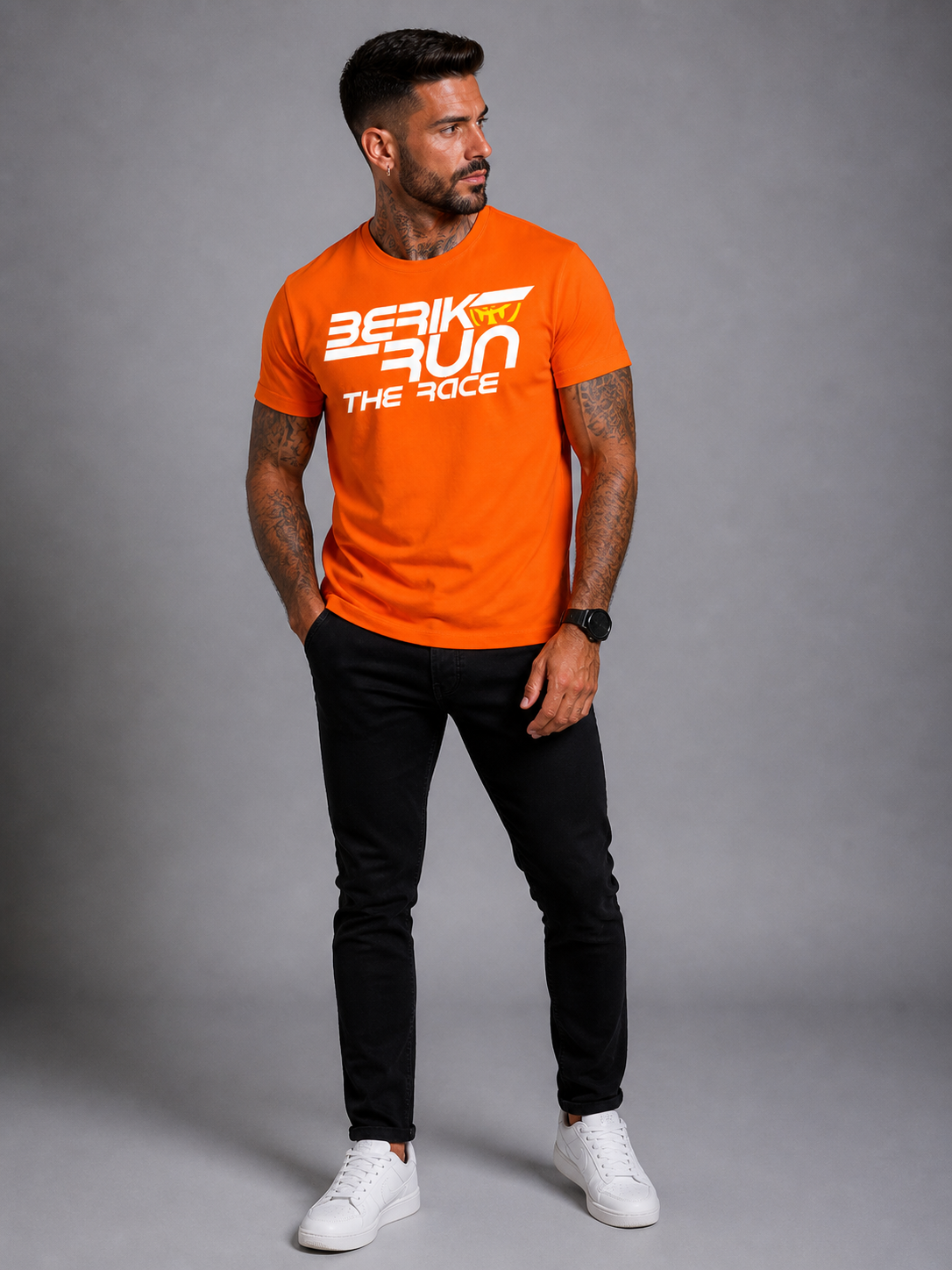 Brk 52- T-Shirt Uomo - Big Run The Race - Berik