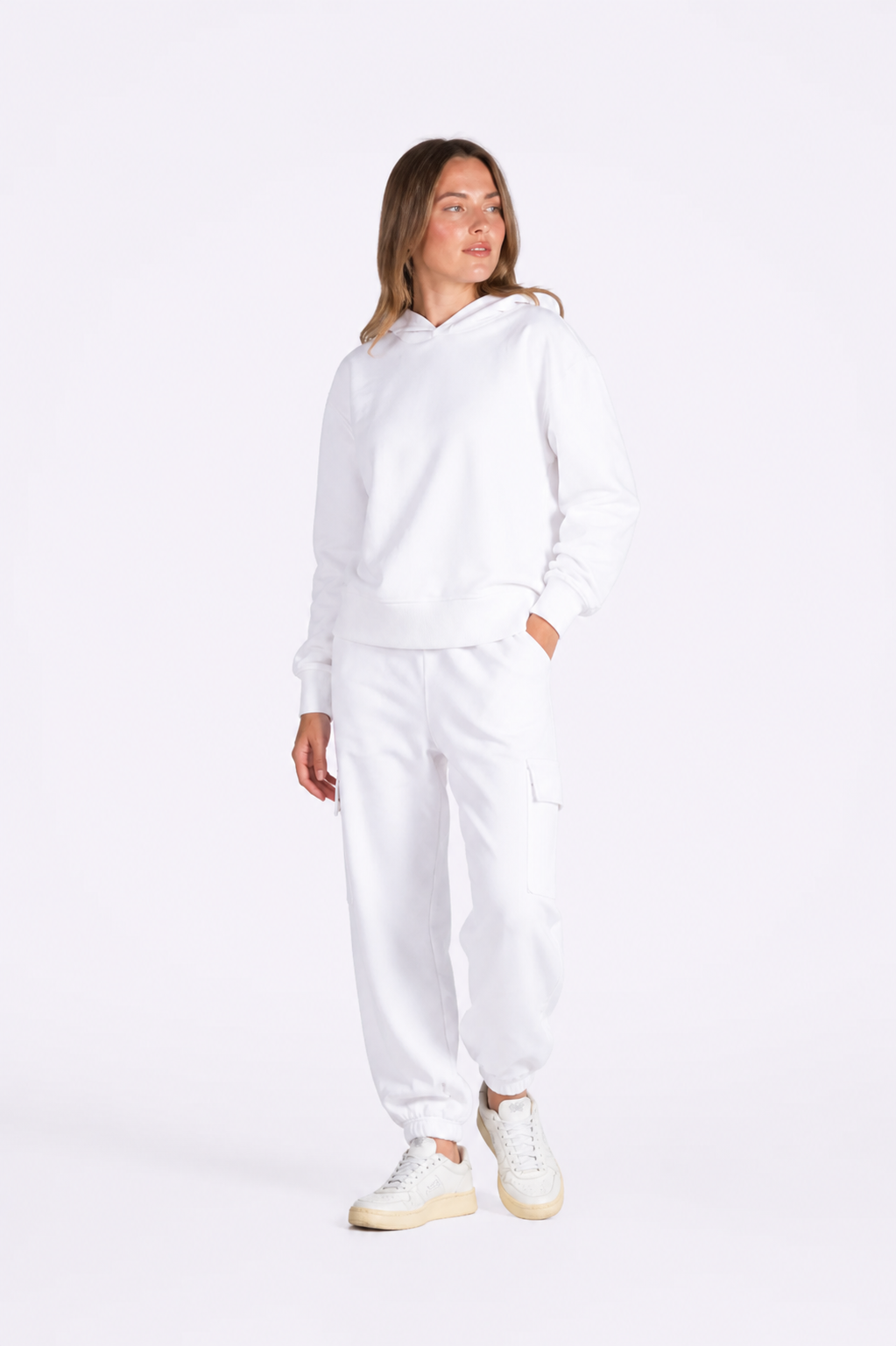 Off.381.SLE6PT025297D - CREAM WM TROUSERS