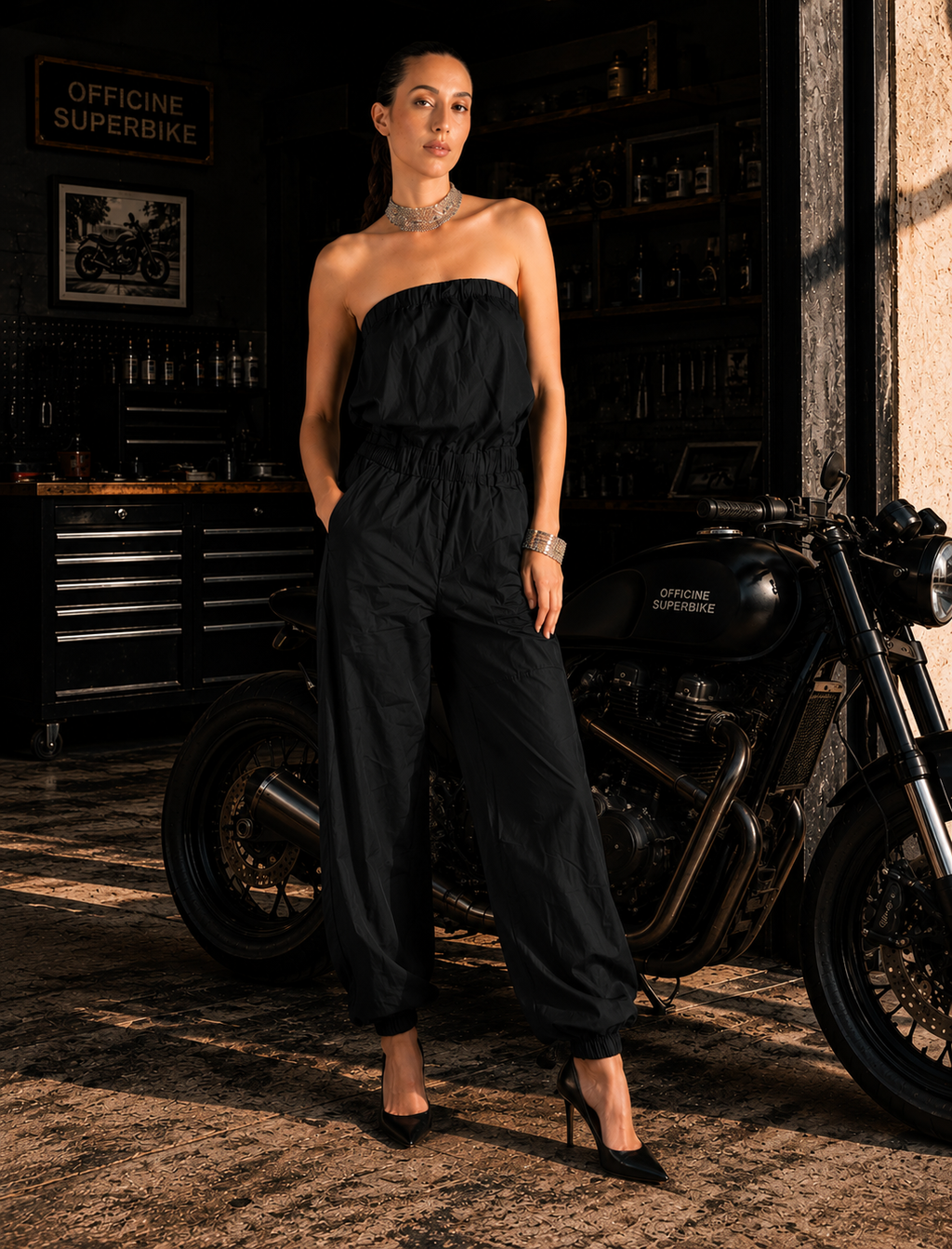 Off.388.SLE4TT030891D - OVERALL BLK